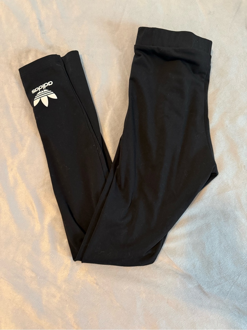 Adidas Black Original Logo Leggings